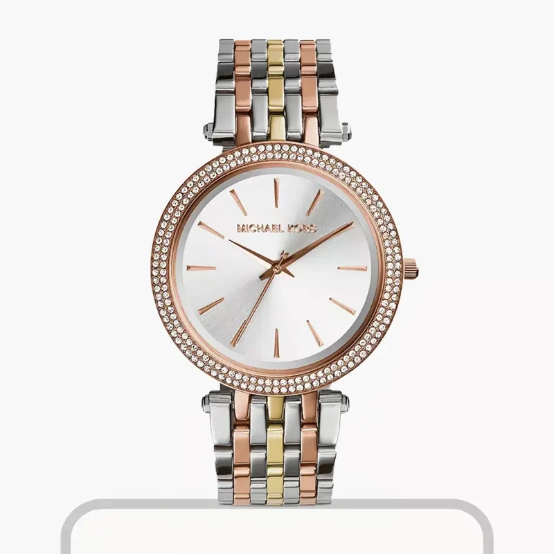 Michael Kors Darci Silver Dial Fashion Ladies Watch- MK3203